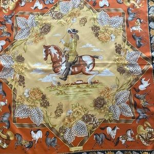 Salvatore Ferragamo scarf.